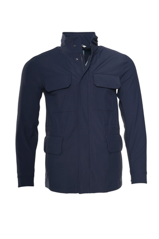 Kired Yari Solid Nylon Hidden Hood Light-Jacket