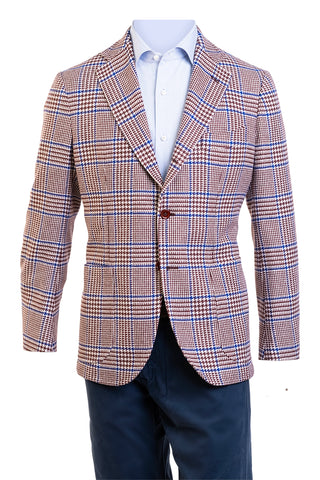 Sartorio Prince of Wales Wool Sport Jacket