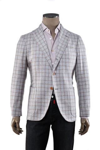 Sartorio Checked Cashmere Sport Jacket