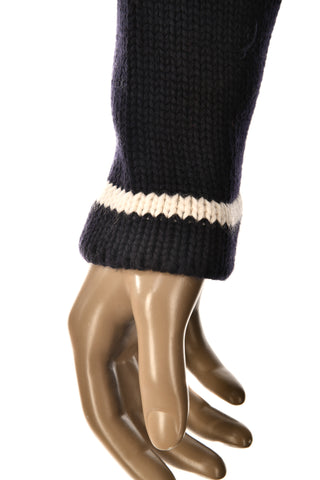 Fedeli Virgin Wool V-Neck Knit Sweater