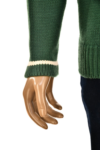 Fedeli Virgin Wool V-Neck Knit Sweater