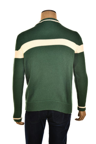 Fedeli Virgin Wool V-Neck Knit Sweater