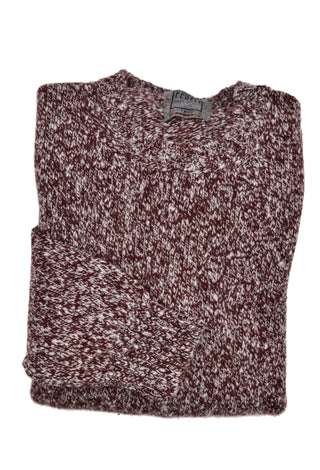 Fedeli Wool-Cashmere Marled Crewneck Knit Sweater