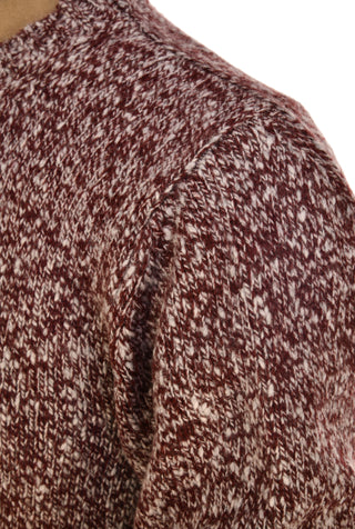 Fedeli Wool-Cashmere Marled Crewneck Knit Sweater