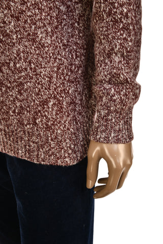 Fedeli Wool-Cashmere Marled Crewneck Knit Sweater