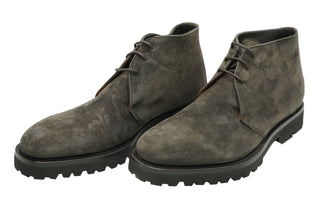 Andrea Ventura Pitti T Suede Lace-Up Boots w/ Lug Sole