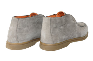 Andrea Ventura Suede High Loafers w/ Rubber Soles