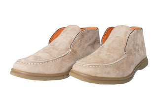 Andrea Ventura Suede High Loafers w/ Rubber Soles