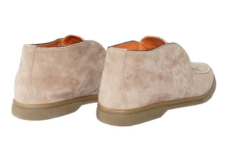 Andrea Ventura Suede High Loafers w/ Rubber Soles