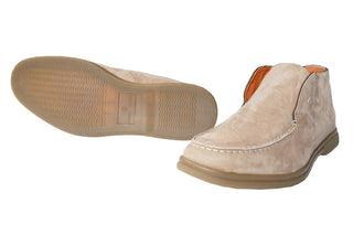 Andrea Ventura Suede High Loafers w/ Rubber Soles