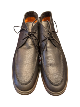 Andrea Ventura Leather Lace-Up Sailor Boots