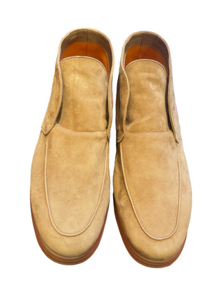 Andrea Ventura Suede High Loafers w/ Rubber Soles