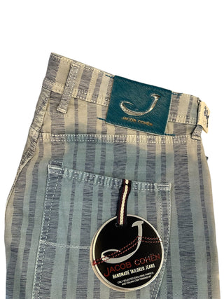 Jacob Cohen Style 656 Jumbo Pinstripe Cotton Pants