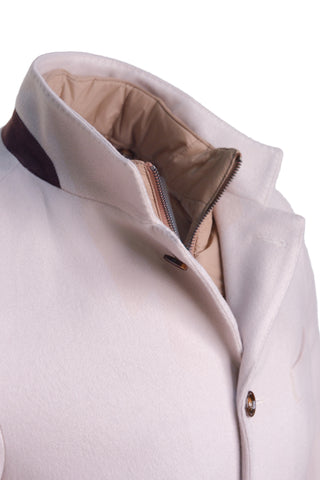 Kired by Kiton TIPAS Cashmere Overcoat w/ Goose Down Vest