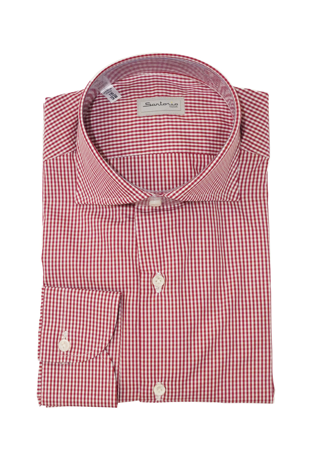 Sartorio Micro Gingham Cotton Dress Shirt – Riflessi