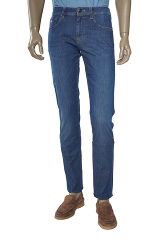 Tramarossa Solid Light Denim Jeans