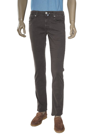 Tramarossa Michelangelo Zip Solid Cotton-Modal Trousers