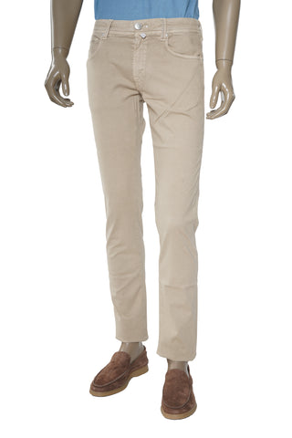 Tramarossa Michelangelo Zip Solid Cotton-Modal Trousers