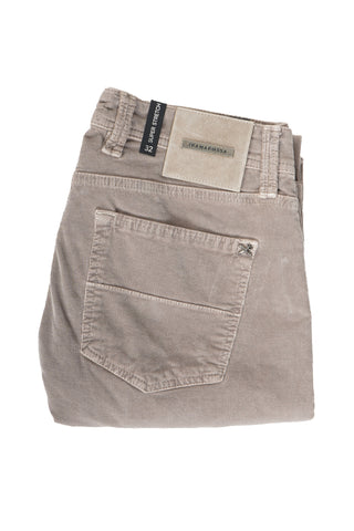 Tramarossa Solid Corduroy Cotton Pants