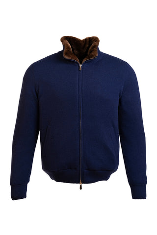 Sartorio Cashmere-Beaver Lined Bomber