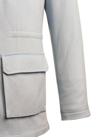 Kired by Kiton KONE Cashmere-Mink Fur Overcoat