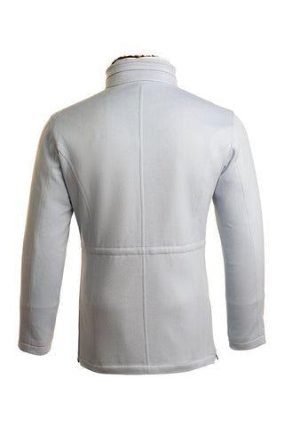 Kired by Kiton KONE Cashmere-Mink Fur Overcoat