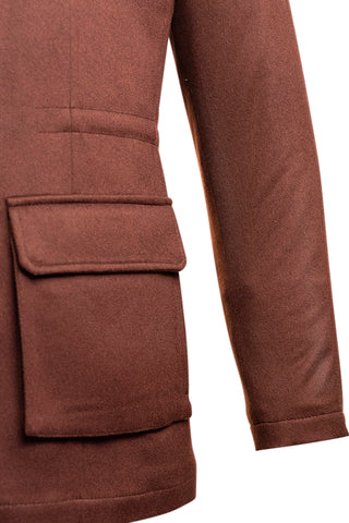 Kired by Kiton KONE Cashmere-Mink Fur Overcoat