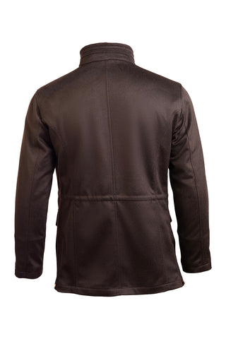 Kired by Kiton KONE Cashmere-Mink Fur Overcoat