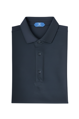 Kired POSI Short Sleeve Quarter Button Polo Shirt