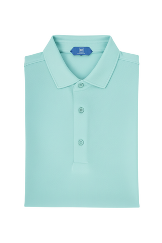 Kired POSI Short Sleeve Quarter Button Polo Shirt