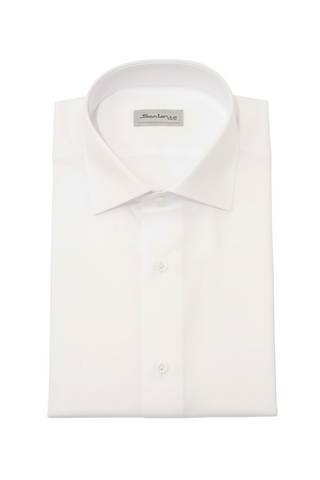 Sartorio Solid Cotton Dress Shirt