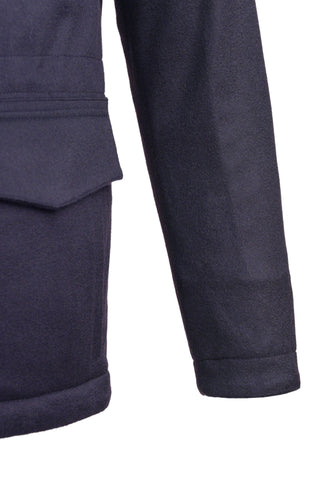 Kired by Kiton MUTP Cashmere Goose Down Overcoat w/ Fur Trim Collar