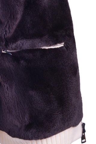 Kired by Kiton SABA Cashmere Beaver Fur Lined Bomber