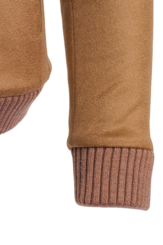 Kired by Kiton SABA Cashmere Beaver Fur Lined Bomber