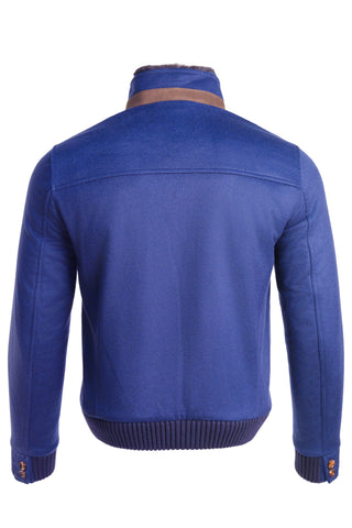 Kired by Kiton SABA Cashmere Beaver Fur Lined Bomber