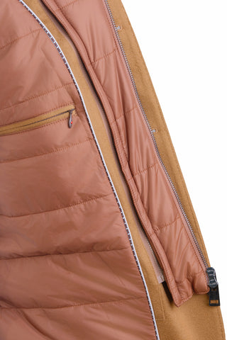 Kired by Kiton TIPAS Cashmere Overcoat w/ Goose Down Vest