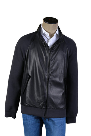 Manrico Black Solid Cashmere Jacket