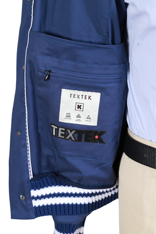 Kired by Kiton Blue Solid Cashmere Jacket