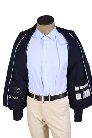 Kired by Kiton Midnight-Blue Nylon Jacket