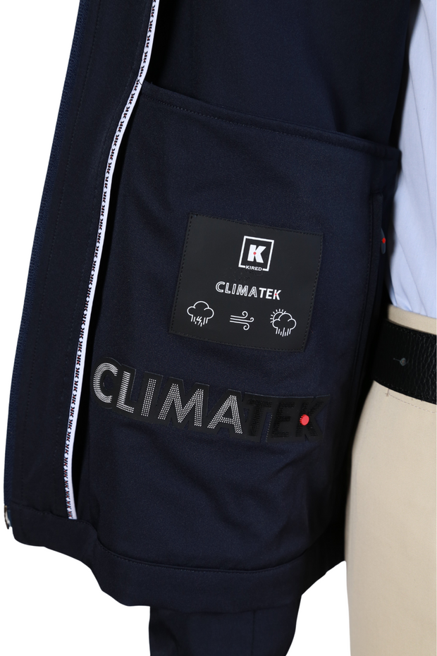Kired by Kiton Midnight-Blue Nylon Jacket