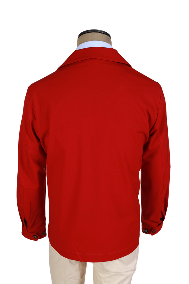 Kired by Kiton Red Solid Jacket