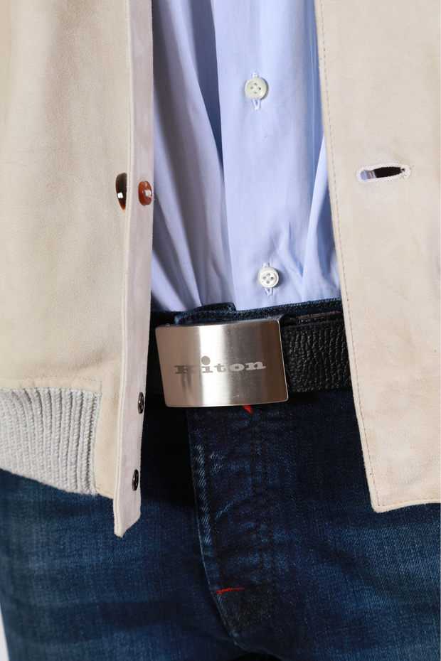 Kired by Kiton Beige Solid Jacket
