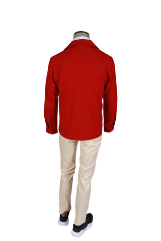 Kired by Kiton Red Solid Jacket