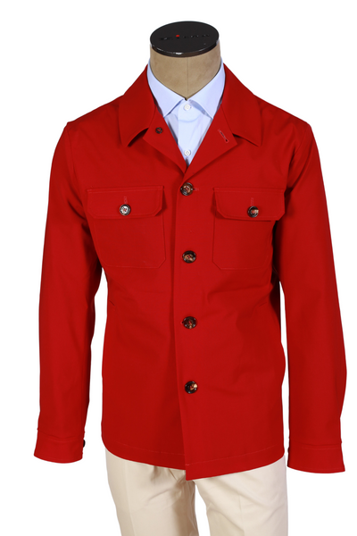 Kired by Kiton Red Solid Jacket