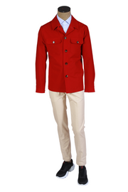 Kired by Kiton Red Solid Jacket