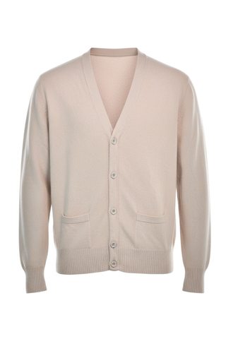 Manrico Cashmere Button Down V-Neck Cardigan