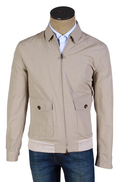 Kired by Kiton Beige Solid Jacket