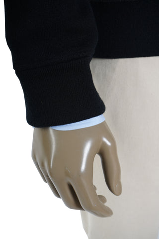 Manrico Cashmere Zip-Up Leather Panel Jacket
