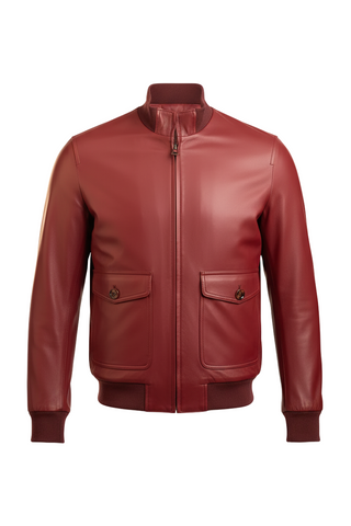 Kired by Kiton INN Lambskin-Virgin Wool Bomber
