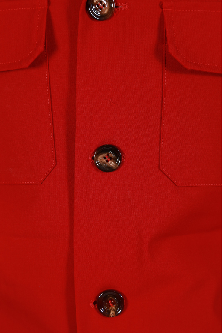 Kired by Kiton Red Solid Jacket